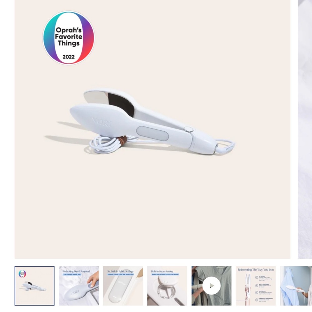 Nori Handheld Steam Iron